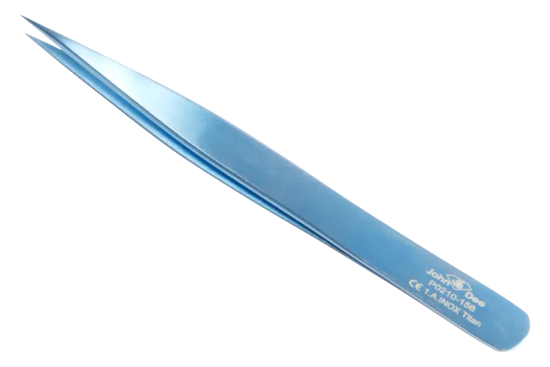 Titan Pinzette/ Gerade Spitze / Gesamtlänge 12cm Titan Pinzette/ Gerade Spitze / Gesamtlänge 12cm