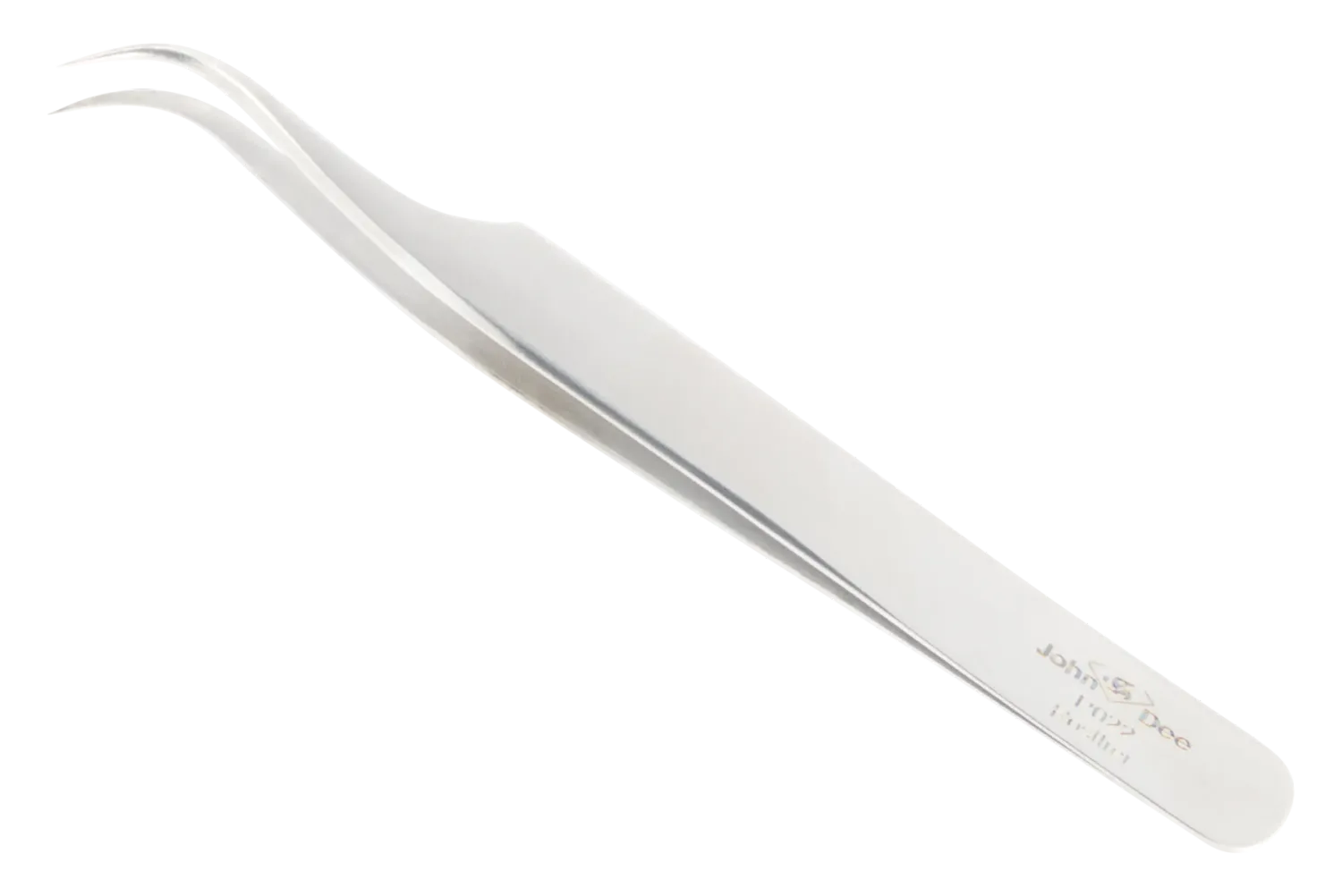 Uhrmacherpinzette / Modellbaupinzette / Zeckenpinzette | Rund gebogen | 11,5cm