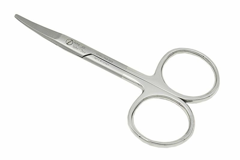 Nagelschere Babynagelschere | Microgezahnt | Hohlschliff - Gepliestet | Gebogene Schneide | 10 cm