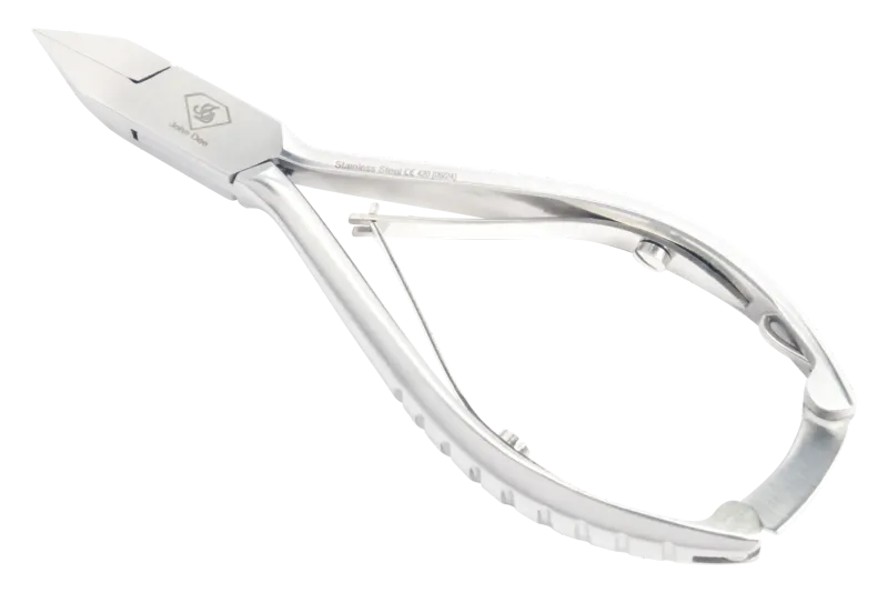 Nagelzange-Eckenzange | Mit Verriegelung  | EXTRA GRIP | Gesamtlänge 13cm | Schneide 18mm