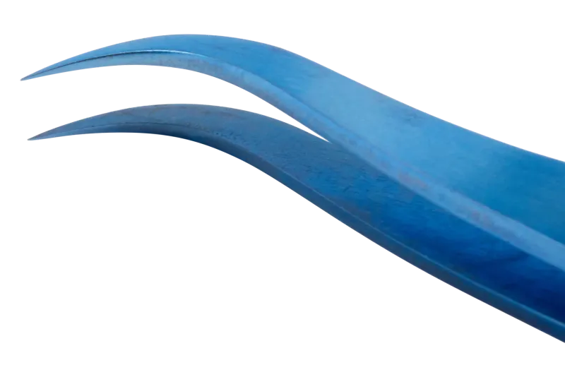 Titan Pinzette/ Gebogene Spitze / Gesamtlänge 12cm