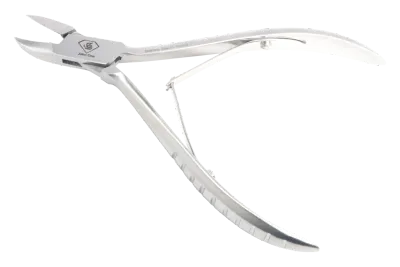 Nagelzange- gebogene Schneide | EXTRA GRIP | Gesamtlänge 13cm | Schneide 15mm