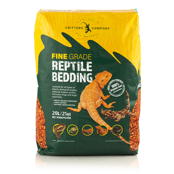 Critters Comfort Reptile Bedding Fine 20 litres