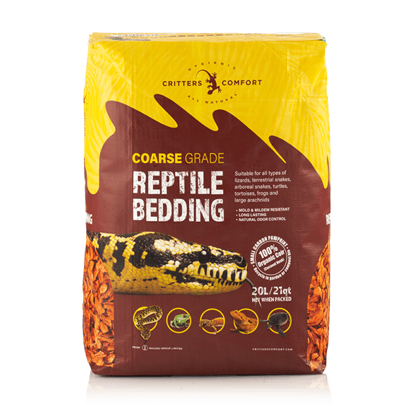 Critters Comfort Reptile Bedding Coarse 20 litres