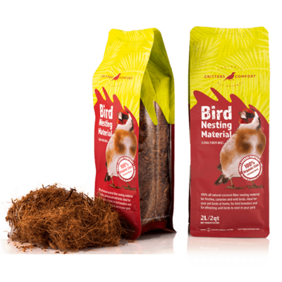Bird Nesting Bedding Material
Natural, Coconut Fibre Bedding Box Of 25