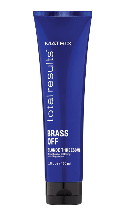 Total Results - Matrix Brass off Blonde Threesome leave-in cream Total Results - Matrix Brass off Blonde Threesome leave-in cream