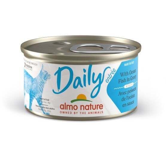 Almo Nature Italy Daily Complete Ocean Fish In Gravy Cat Wet Food 85g