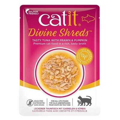 Catit DivineShreds Tuna Shrimp Pumpkin 75g