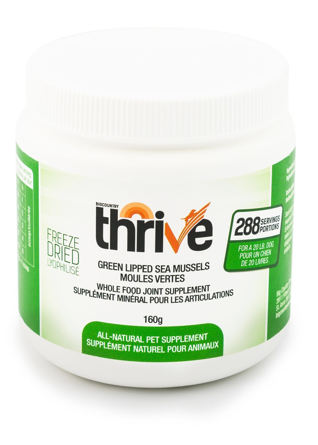 Thrive Green Lipped Mussels - 160g