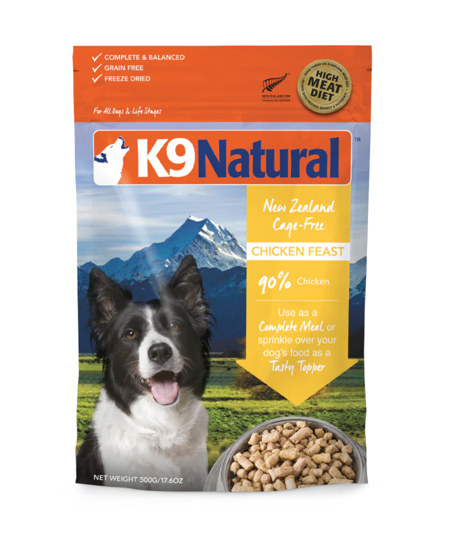 K9 Natural Dog Freeze Dried Food Chicken Feast 500g