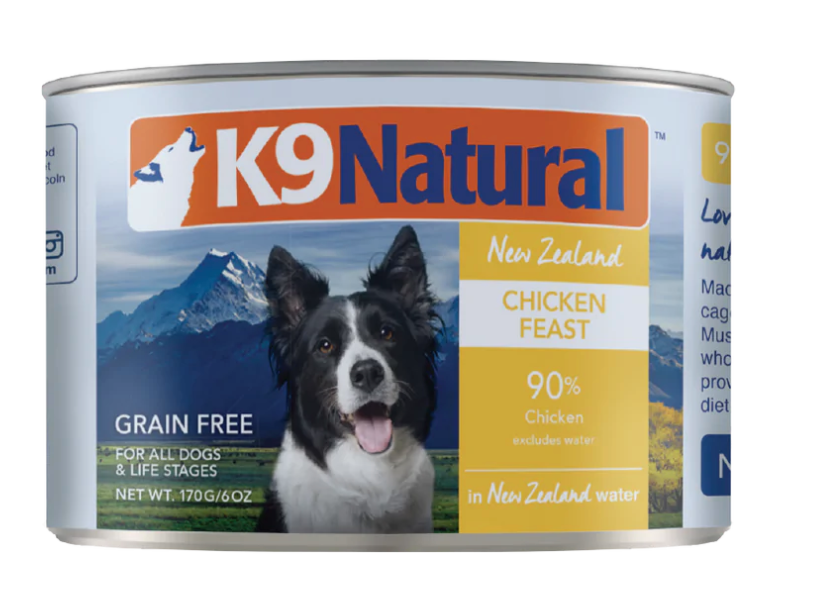 K9 NAT Chicken Feast 6oz Dog Wet Food