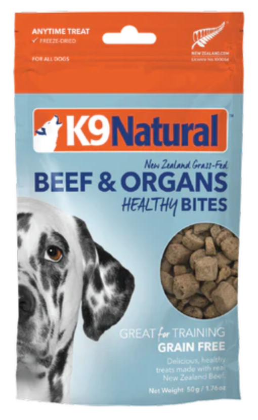 K9 Nat Dog Beef Healthy Bites 1.76oz