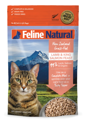 K9 Natural Cat Freeze Dried Food Lamb&Salmon Feast 320g