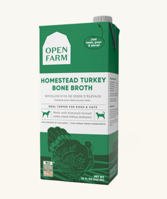 Open Farm Homestead Turkey Bone Broth 32 oz