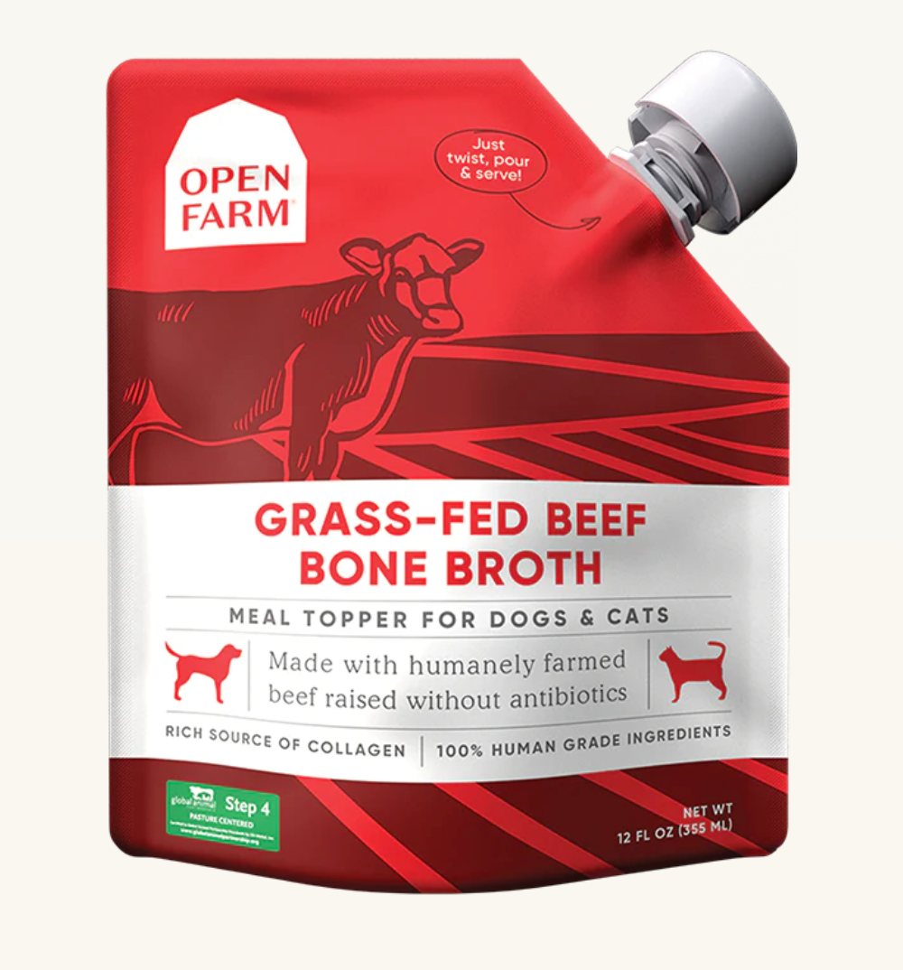 Open Farm Grass-fed Beef Bone Broth 12oz
