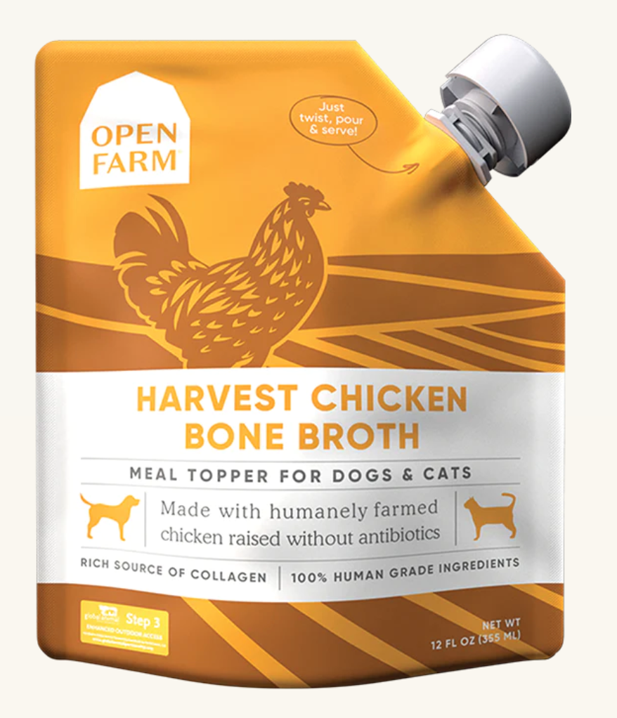 Open Farm Harvest Chicken Bone Broth 12oz