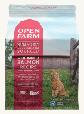 Open Farm Wild-caught Salmon 4lb Cat Dry Food