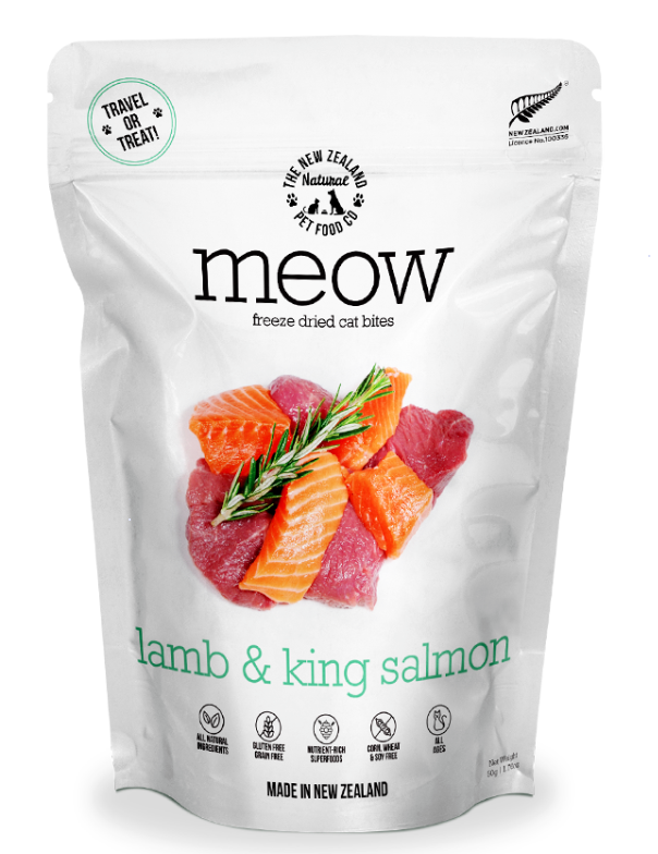 Meow Lamb & King Salmon FD Cat Food 50g/280g