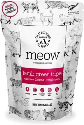 Meow Lamb Green Tripe with Green Lipped Mussels Cat Treat 40g