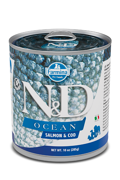 Farmina N&D Ocean Dog Food Canned Salmon & Codfish