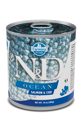 Farmina N&D Ocean Dog Food Canned Salmon & Codfish