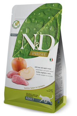 FARMINA N&D Prime Grain Free Cat Dry Food Boar & Apple
