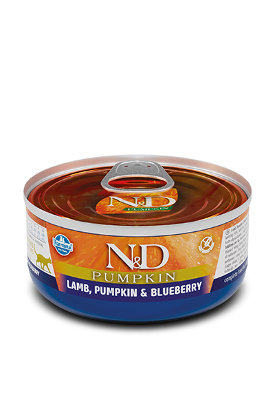 Farmina N&D Pumpkin Cat Food Canned Lamb, Pumpkin & Blueberry
