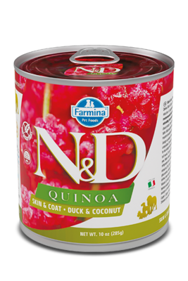 Farmina N&D Quinoa Dog Food Canned Skin & Coat Duck & Coconut