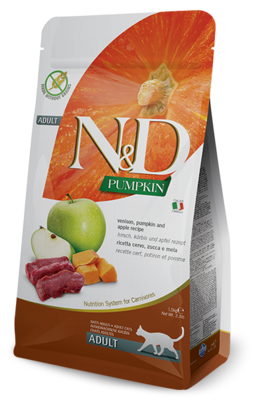 Farmina N&D Pumpkin Grain Free Cat Dry Food Venison, Pumpkin & Apple