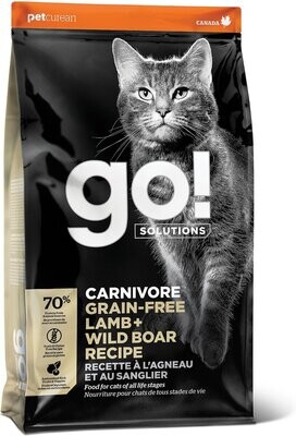 GO! Cat Dry Carnivore Lamb + Wild Boar 16lb