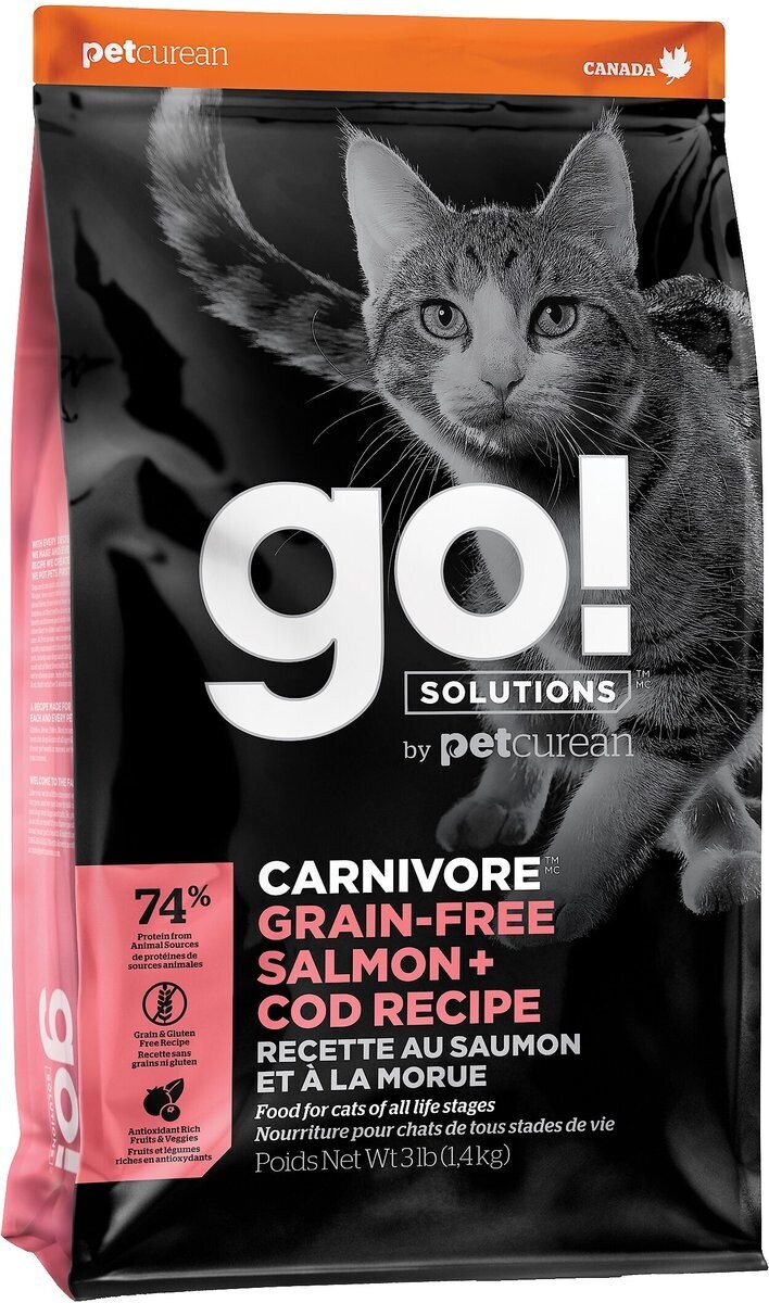 GO! Cat Dry Carnivore Salmon + Cod 8lb