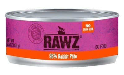 RAWZ Cat 96% Rabbit Pate 5.5oz