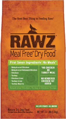Rawz Meal Free Dehydrated Chicken Turkey & Chicken Recipe 10lb