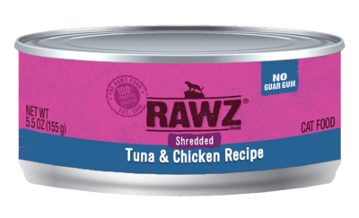 Rawz Shredded Tuna & Chicken 3oz Cat Wet Food