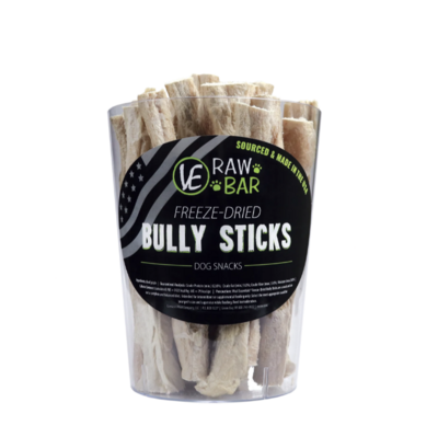 Vital Essentials Raw Bar Bully Sticks Freeze-Dried Snack Dog Treats
