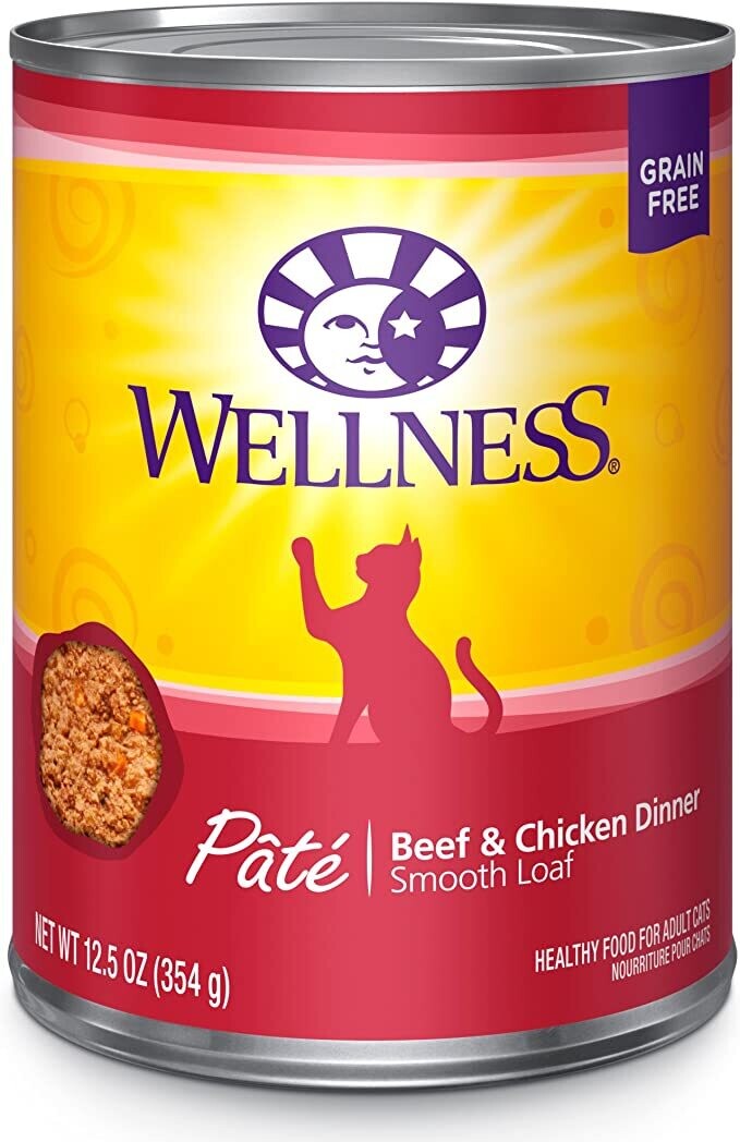 Wellness Can Cat Grain Free Beef &chicken 12.5oz
