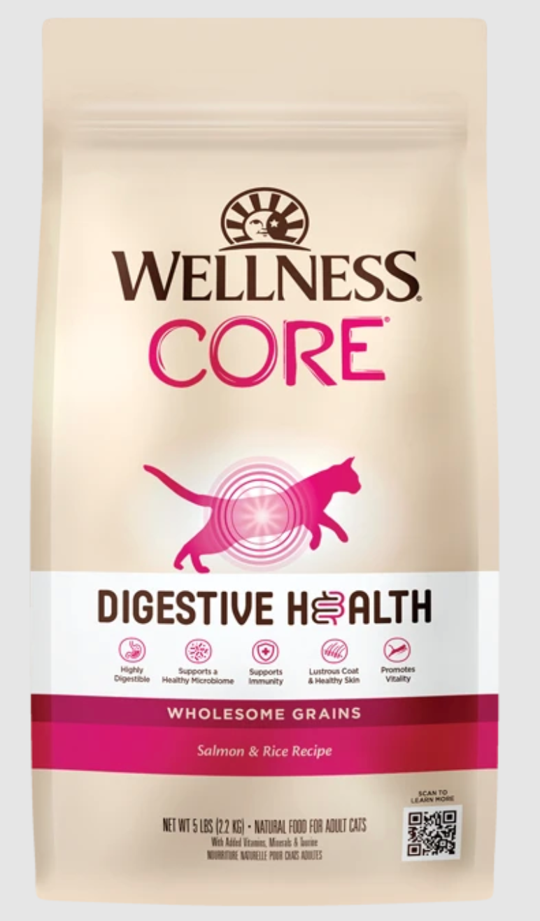 Wellness Core Digestive Salmon Cat Dry Food 5lb