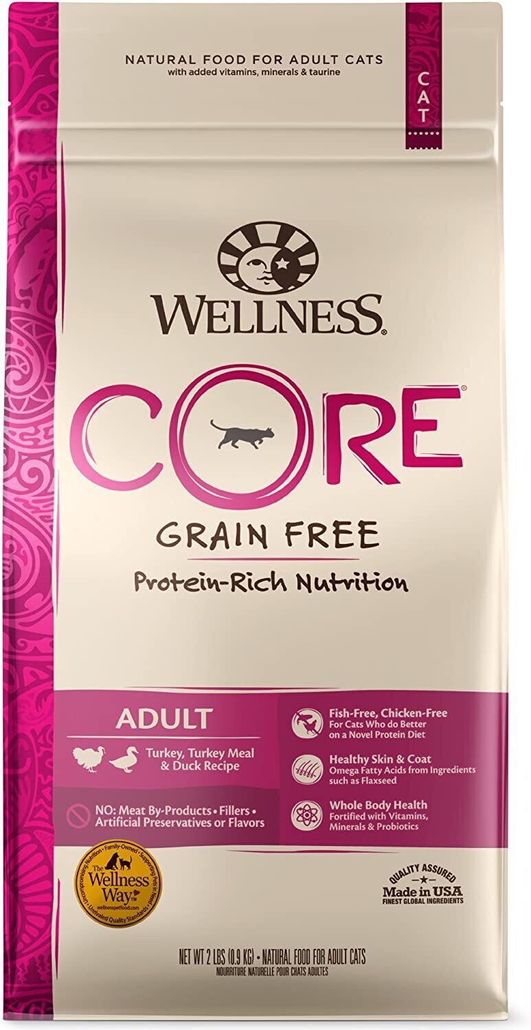 Wellness Core Turkey & Duck Cat Dry Food 2lb