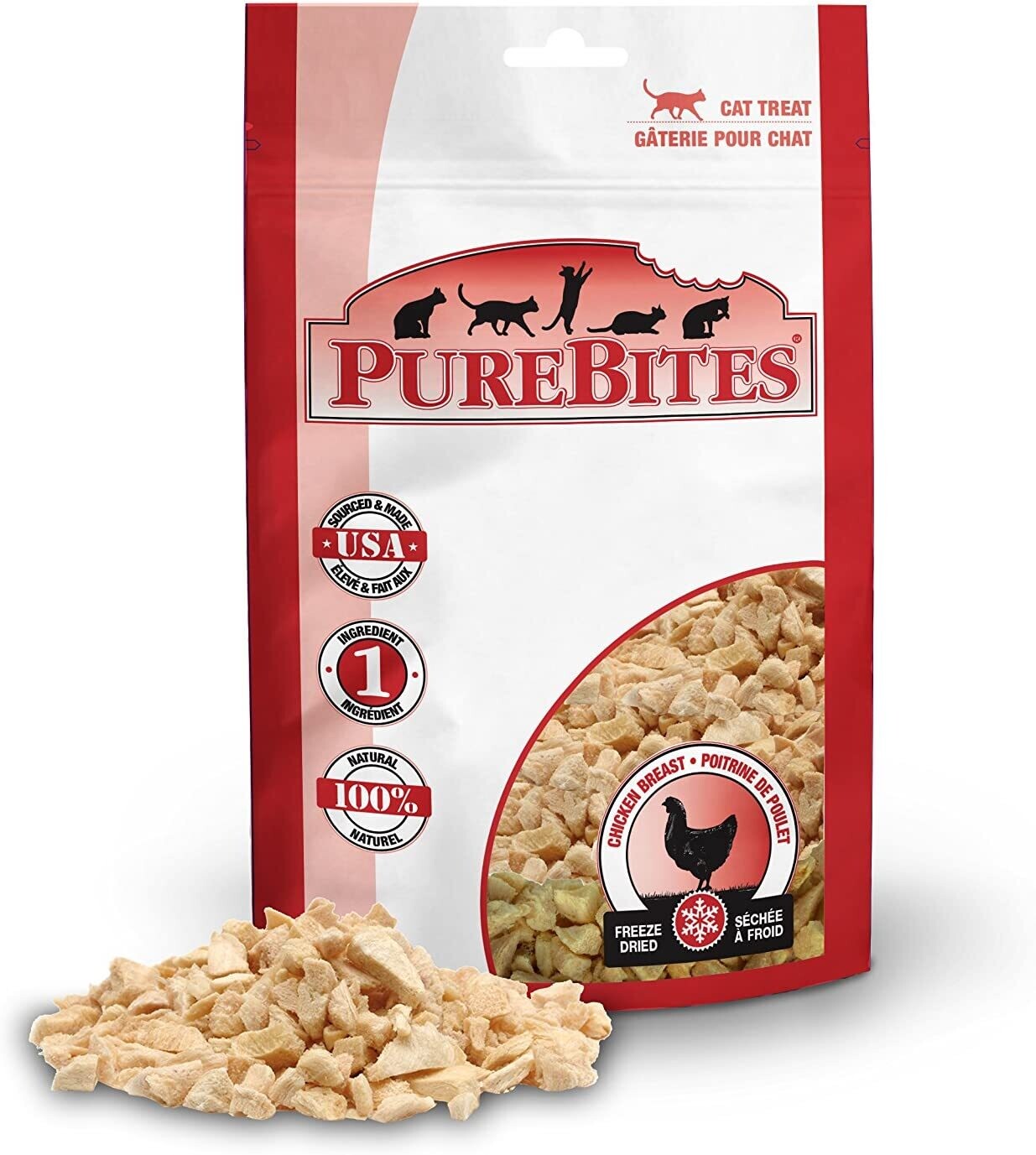 Purebites Freeze-Dried Chicken Breast Cat Treat 31g