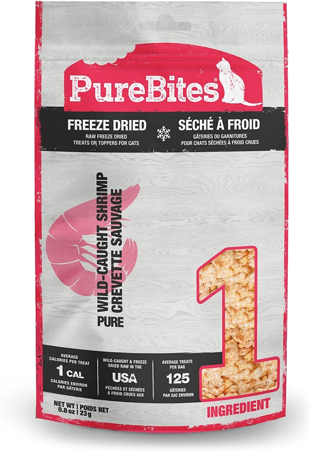 Purebites Freeze-Dried Shrimp Cat Treat 23g
