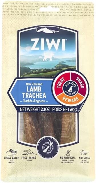 ZIWI Dog Chews Lamb Trachea 60g
