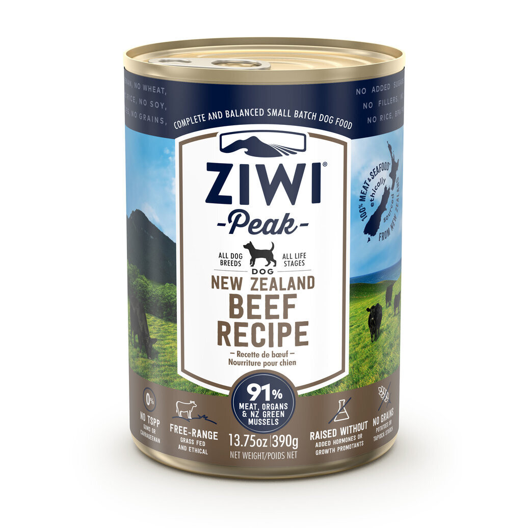 ZIWI Dog Beef Wet Food 390g