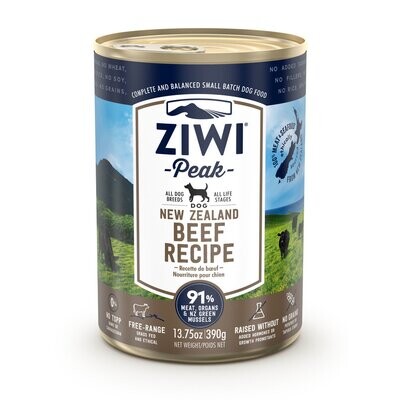 ZIWI Dog Beef Wet Food 390g