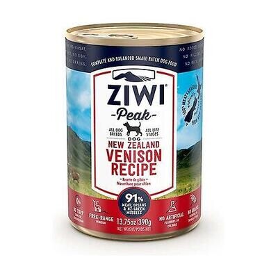ZiwiPeak Moist Venison for Dogs Canned Food 390g