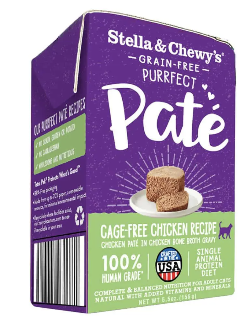 Stella & Chewys Cage - Free Chicken Pate Cat Wet Food 5.5oz