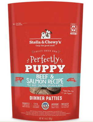 Stella & Chewys Beef &Salmon Dog Puppy Patties 14oz