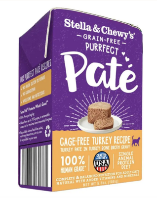 Stella & Chewys Cage- Free Turkey Pate Cat Wet Food 5.5oz