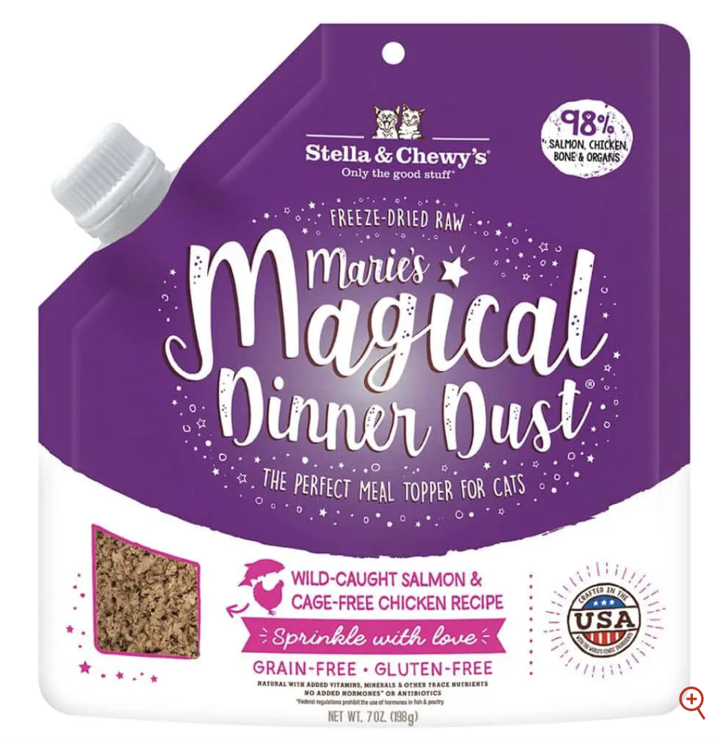 Stella & Chewys Cat Marie's Magical Dinner Dust Salmon&Chicken 7oz