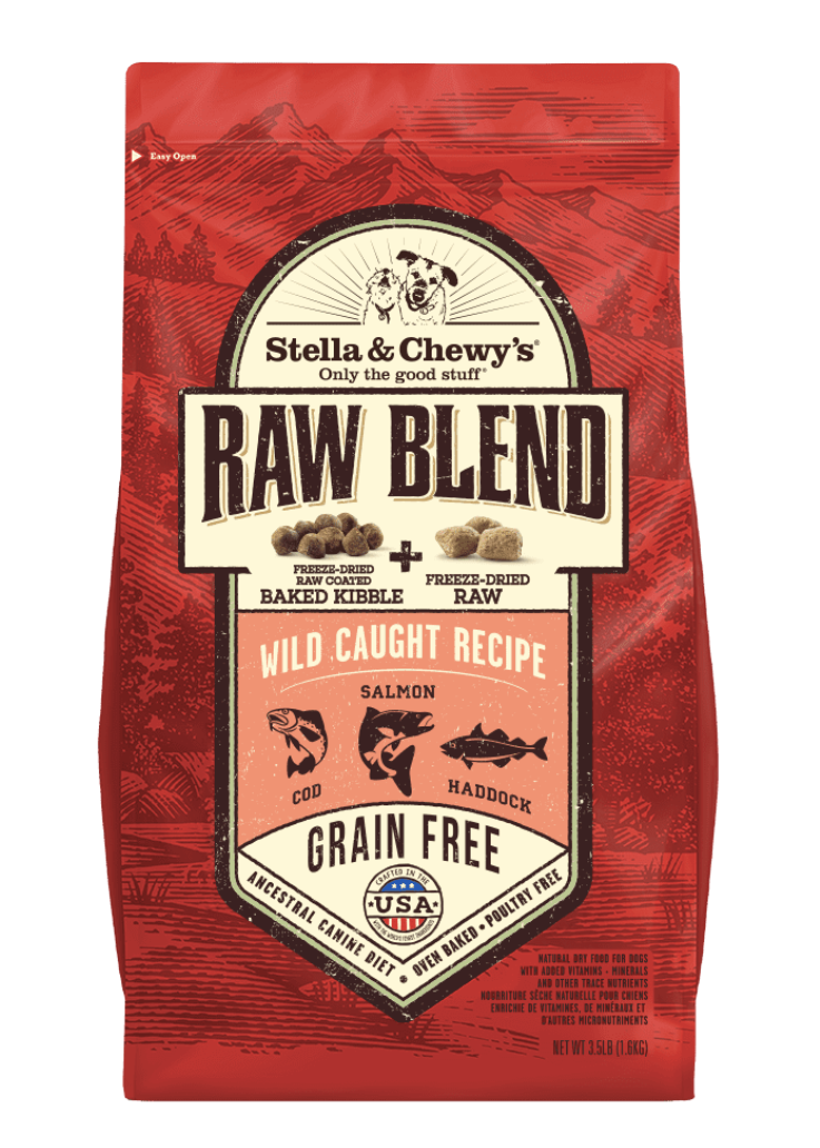 Stella & Chewys Wild Caught Raw Blend Kibble Dog Dry Food 22lb