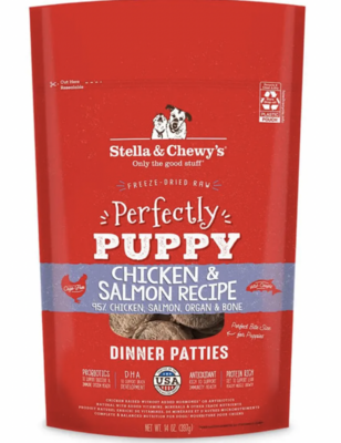 Stella & Chewys Chicken & Salmon Dog Puppy Patties 14oz